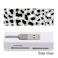 Black And White Dots Jaguar Memory Card Reader (stick) by ConteMonfreyShop