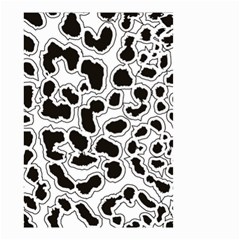 Black And White Dots Jaguar Small Garden Flag (two Sides) by ConteMonfreyShop