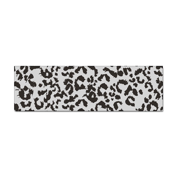 Leopard print gray theme Sticker Bumper (100 pack)