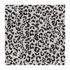 Leopard Print Gray Theme Medium Glasses Cloth (2 Sides) by ConteMonfreyShop