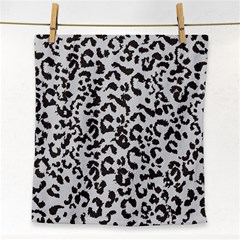 Leopard Print Gray Theme Face Towel by ConteMonfreyShop