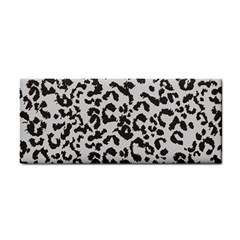 Leopard Print Gray Theme Hand Towel by ConteMonfreyShop