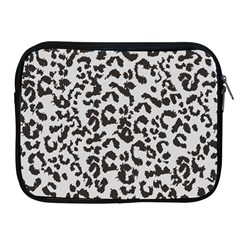 Leopard Print Gray Theme Apple Ipad Zipper Case by ConteMonfreyShop