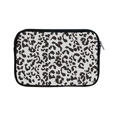 Leopard Print Gray Theme Apple Ipad Mini Zipper Case