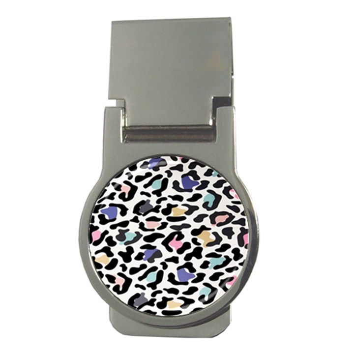 Jaguar spots colorful Money Clip (Round)