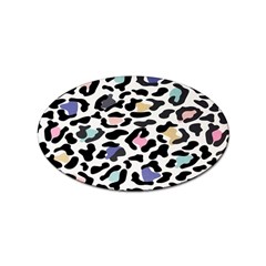 Jaguar Spots Colorful Sticker (oval) by ConteMonfreyShop