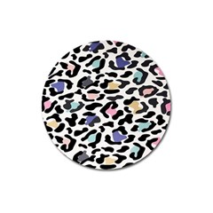 Jaguar Spots Colorful Magnet 3  (round)