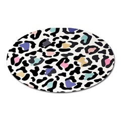 Jaguar Spots Colorful Magnet (oval)