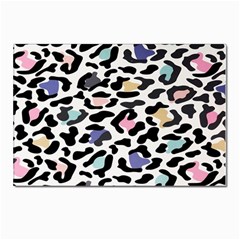 Jaguar Spots Colorful Postcards 5  X 7  (pkg Of 10)