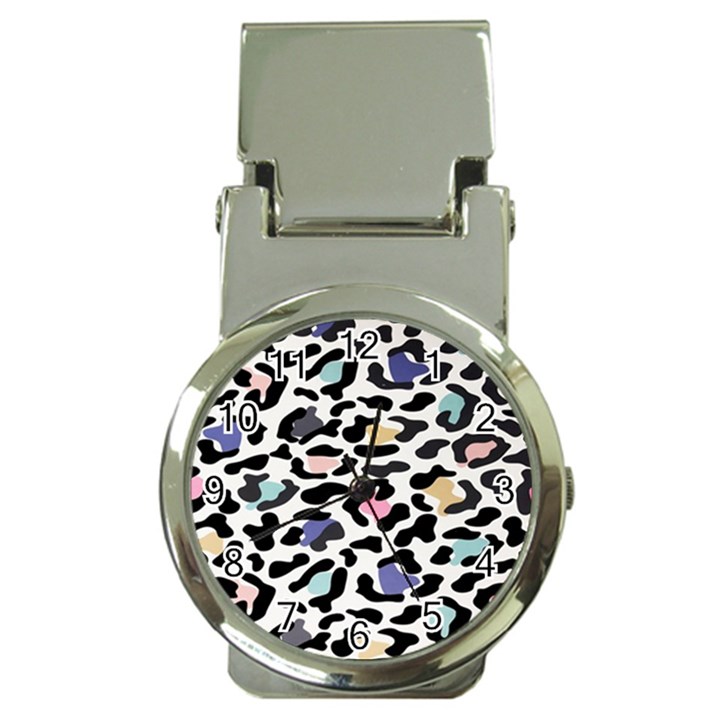 Jaguar spots colorful Money Clip Watch