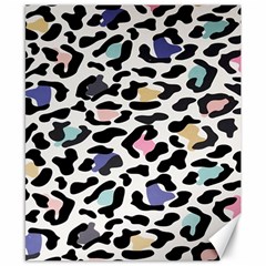 Jaguar Spots Colorful Canvas 8  X 10  by ConteMonfreyShop