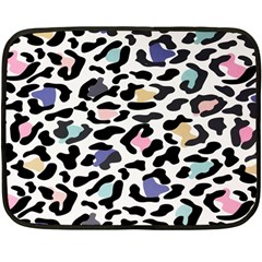 Jaguar Spots Colorful Double Sided Fleece Blanket (mini) by ConteMonfreyShop