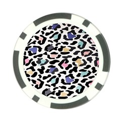 Jaguar Spots Colorful Poker Chip Card Guard (10 Pack) by ConteMonfreyShop