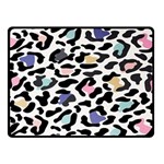 Jaguar spots colorful Fleece Blanket (Small) 50 x40  Blanket Front