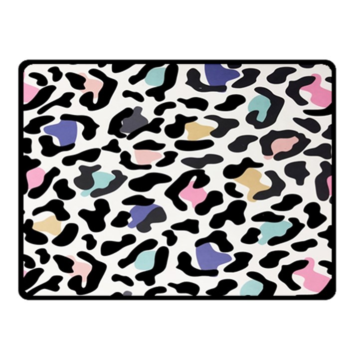 Jaguar spots colorful Fleece Blanket (Small)