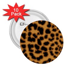 Leopard Print Spots 2 25  Button (10 Pack) by ConteMonfreyShop