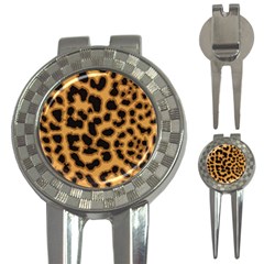 Leopard Print Spots 3-in-1 Golf Divot by ConteMonfreyShop