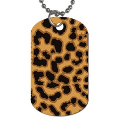 Leopard Print Spots Dog Tag (one Side) by ConteMonfreyShop