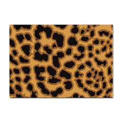 Leopard Print Spots Sticker A4 (10 Pack)