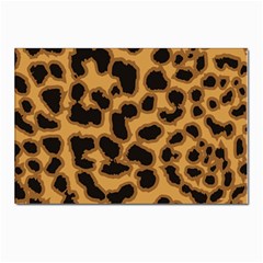 Leopard Print Spots Postcard 4 x 6  (pkg Of 10) by ConteMonfreyShop