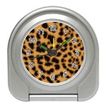 Leopard Print Spots Travel Alarm Clock Front