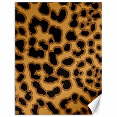 Leopard Print Spots Canvas 12  X 16  by ConteMonfreyShop