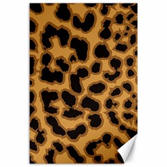 Leopard Print Spots Canvas 24  X 36  by ConteMonfreyShop