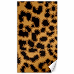 Leopard Print Spots Canvas 40  X 72  by ConteMonfreyShop