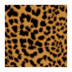 Leopard Print Spots Medium Glasses Cloth Front