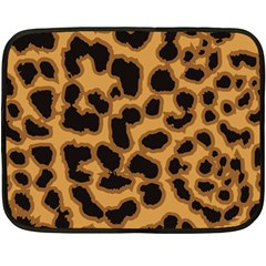 Leopard Print Spots Fleece Blanket (mini) by ConteMonfreyShop