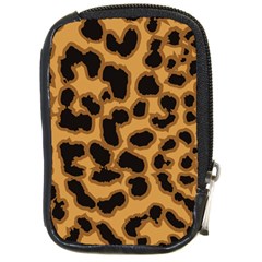 Leopard Print Spots Compact Camera Leather Case by ConteMonfreyShop