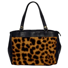 Leopard Print Spots Oversize Office Handbag by ConteMonfreyShop