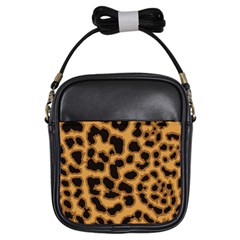 Leopard Print Spots Girls Sling Bag