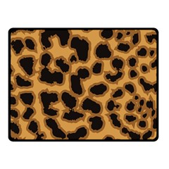 Leopard Print Spots Fleece Blanket (small) by ConteMonfreyShop