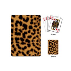 Leopard Print Spots Playing Cards Single Design (mini) by ConteMonfreyShop