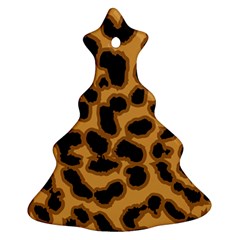 Leopard Print Spots Ornament (christmas Tree) 