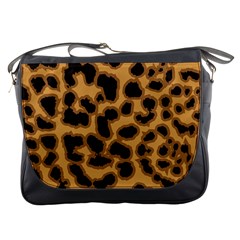 Leopard Print Spots Messenger Bag by ConteMonfreyShop