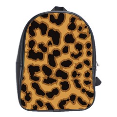 Leopard Print Spots School Bag (xl) by ConteMonfreyShop