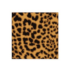 Leopard Print Spots Satin Bandana Scarf 22  X 22  by ConteMonfreyShop