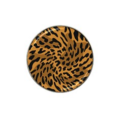 Leopard Print Jaguar Dots Brown Hat Clip Ball Marker (4 Pack) by ConteMonfreyShop