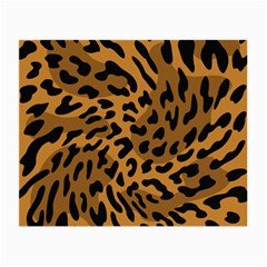 Leopard Print Jaguar Dots Brown Small Glasses Cloth by ConteMonfreyShop