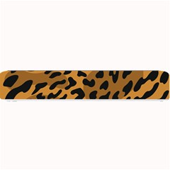 Leopard Print Jaguar Dots Brown Small Bar Mat by ConteMonfreyShop