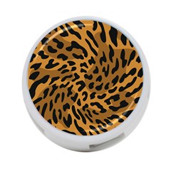 Leopard Print Jaguar Dots Brown 4-port Usb Hub (one Side) by ConteMonfreyShop