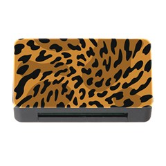 Leopard Print Jaguar Dots Brown Memory Card Reader With Cf by ConteMonfreyShop