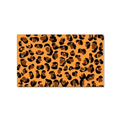 Leopard Print Peach Colors Sticker (rectangular) by ConteMonfreyShop