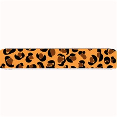 Leopard Print Peach Colors Small Bar Mat by ConteMonfreyShop