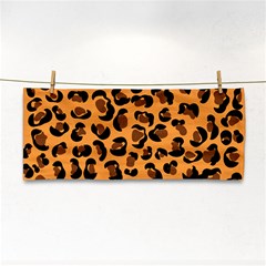 Leopard Print Peach Colors Hand Towel