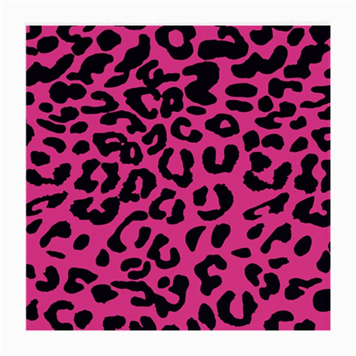 Leopard Print Jaguar Dots Pink Medium Glasses Cloth