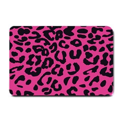 Leopard Print Jaguar Dots Pink Small Doormat by ConteMonfreyShop