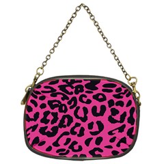 Leopard Print Jaguar Dots Pink Chain Purse (two Sides) by ConteMonfreyShop